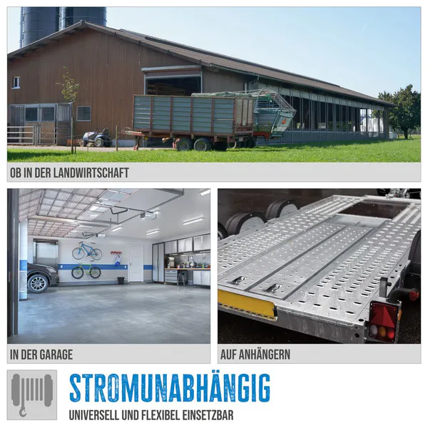 Hovedbilde Güde GGHW 900/8 Vinsj Med Belte / Stropp 8meter - 900kg