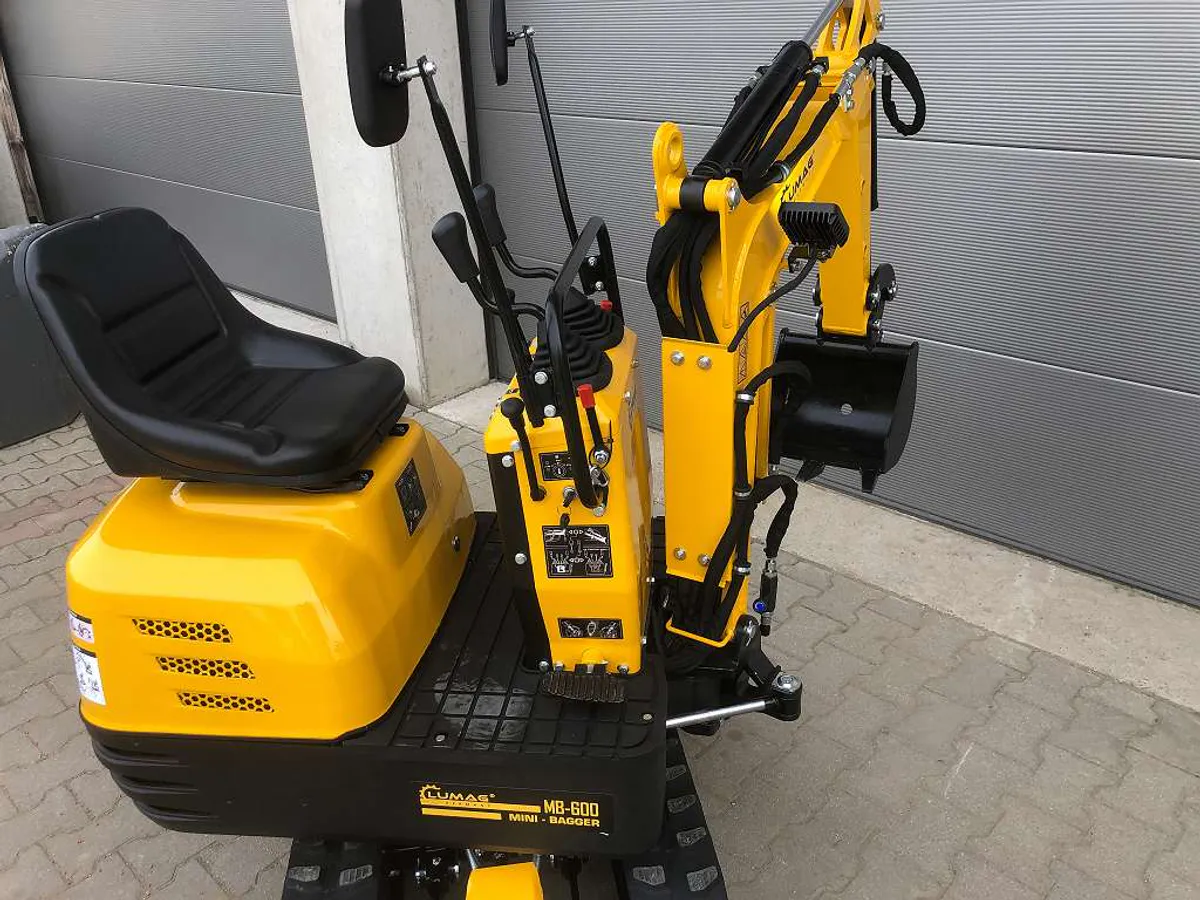 LUMAG MB-600 Minigraver 600kg - M/Utstyrspakke